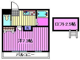 さいたま市西区三橋のアパートの間取り