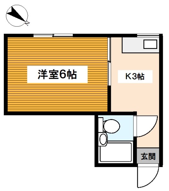 横浜市保土ケ谷区宮田町のアパートの間取り