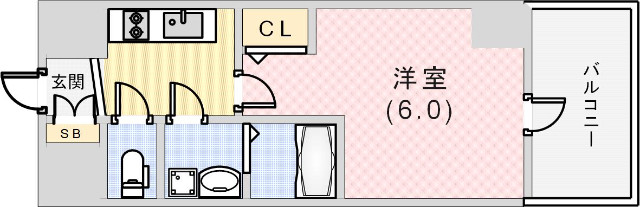 エスリード神戸グランドールの間取り