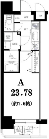 グリフィン横浜・反町公園参番館の間取り