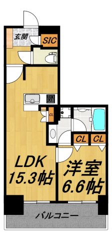 ロイヤルパークス千種の間取り