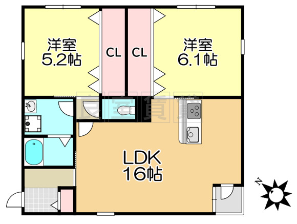 【アリヴィオ北山の間取り】