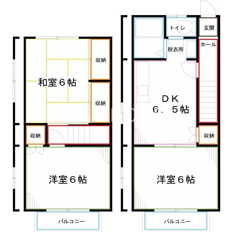 ハウスフローヴィンの間取り