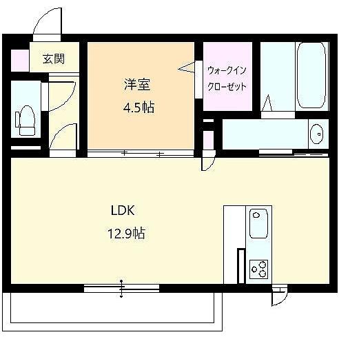 ディアライズ小郡船倉町C棟の間取り