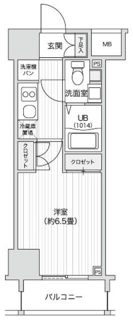 レジディア笹塚IIの間取り