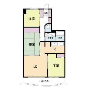 ロマンツェ東灘の間取り