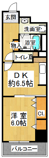 【西鈴蘭台シティコートの間取り】