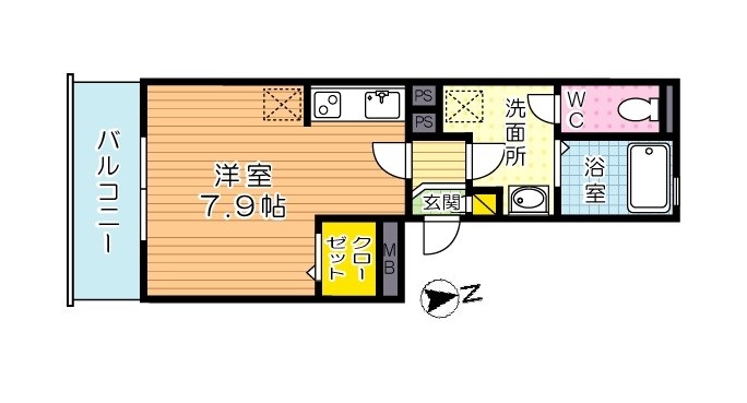 シトラスコートぶんごばしの間取り