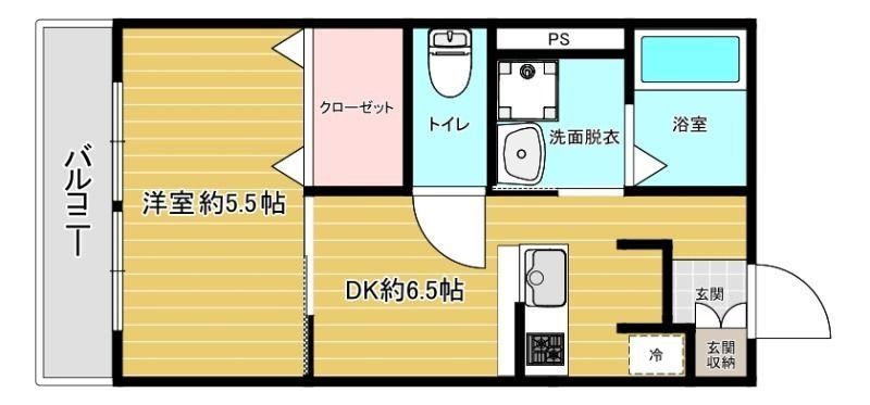 野田市柳沢のマンションの間取り