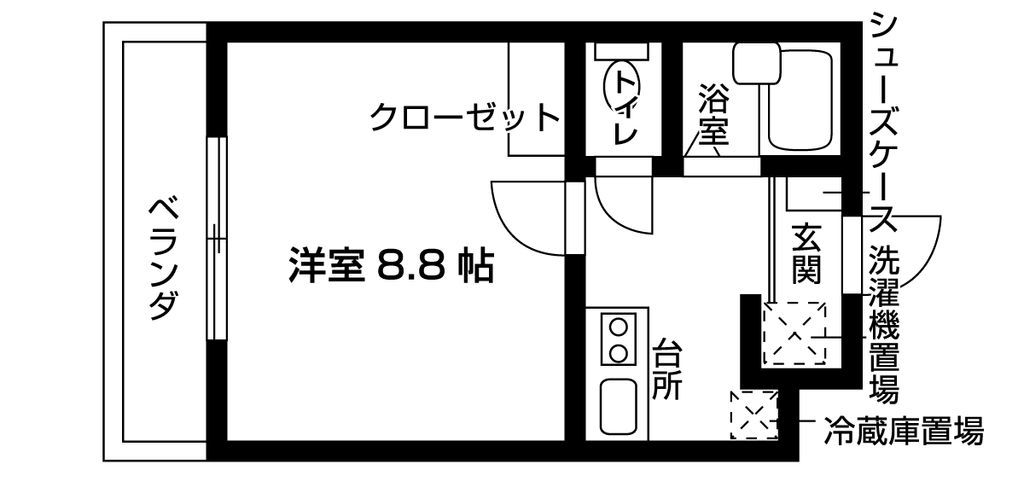 セルシオン池下の間取り