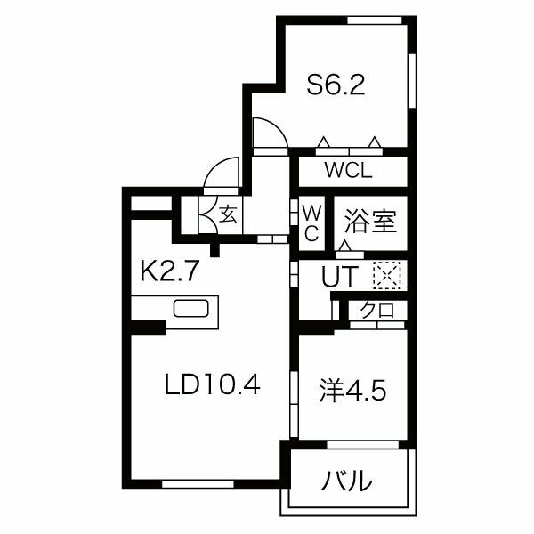 FLAX CITY ASABU(フラックスシティ麻生)の間取り