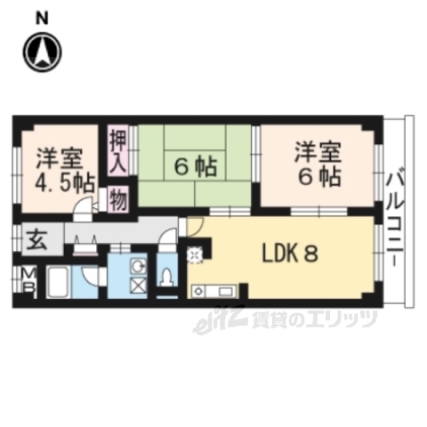 ロイヤル現代の間取り