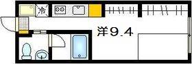 広島市佐伯区五日市中央のアパートの間取り