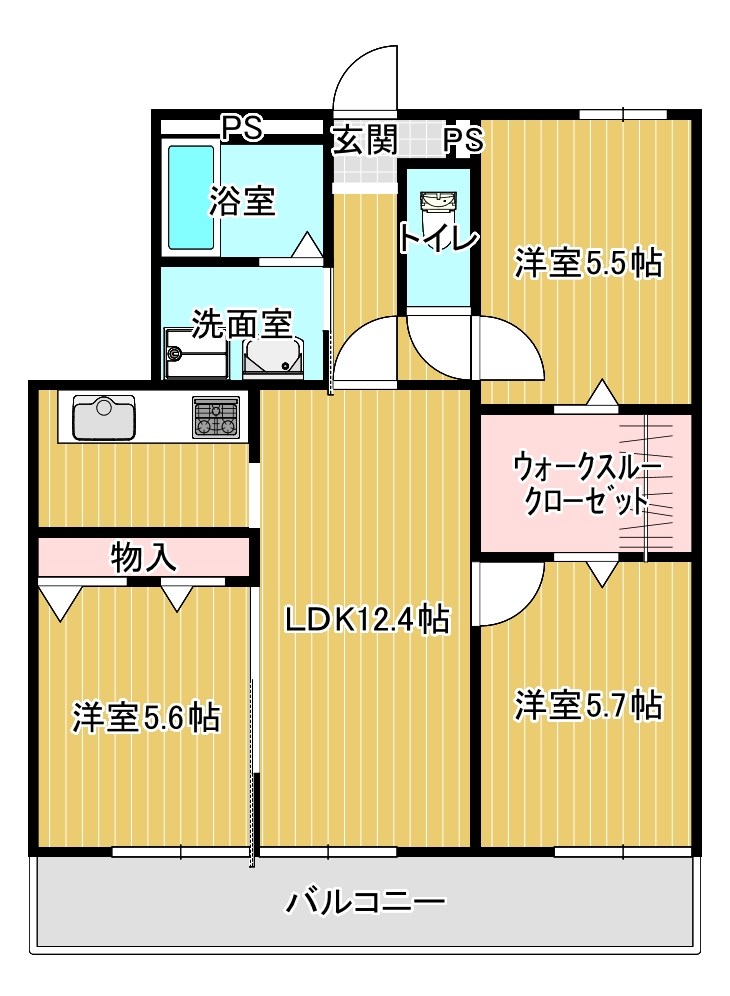 ロイヤルハイツの間取り