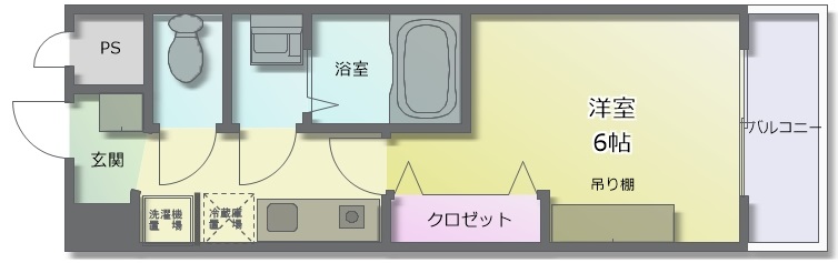 美園イーグルの間取り