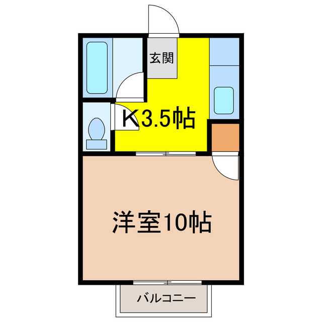 ソシノハイツの間取り