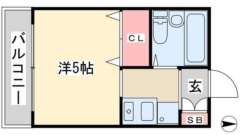 マツバラハイツの間取り