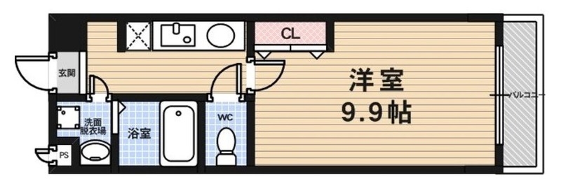 PAESE御池の間取り