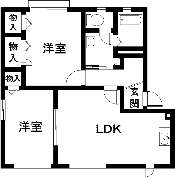 大府市江端町のアパートの間取り