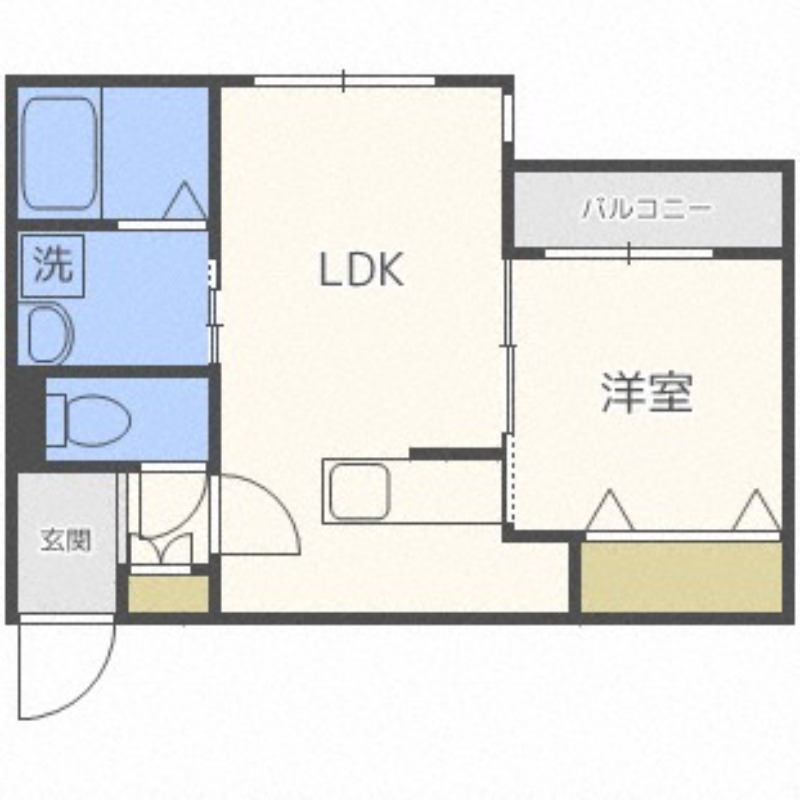 アルトローマ平岸の間取り