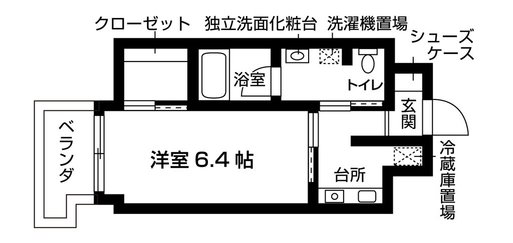 エスト日比野の間取り