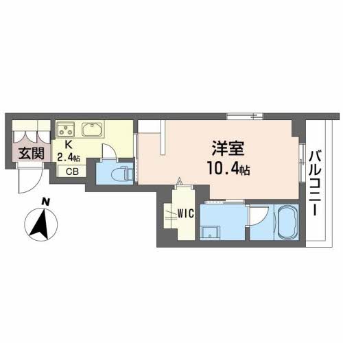 福山市霞町のマンションの間取り