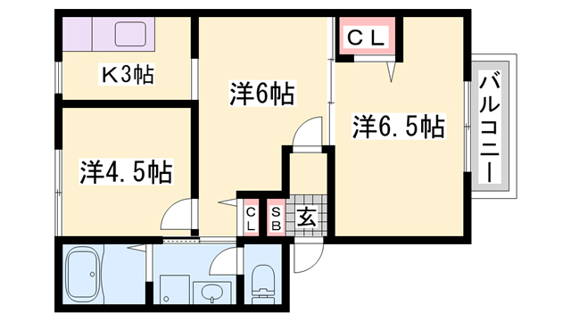 エミグラント白鷺の間取り