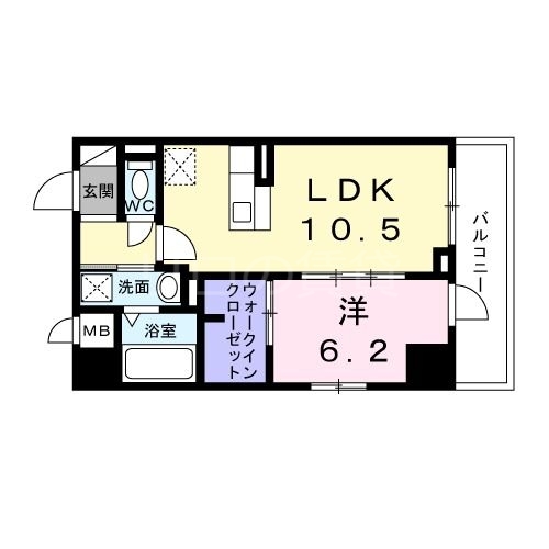 品川区東大井のマンションの間取り