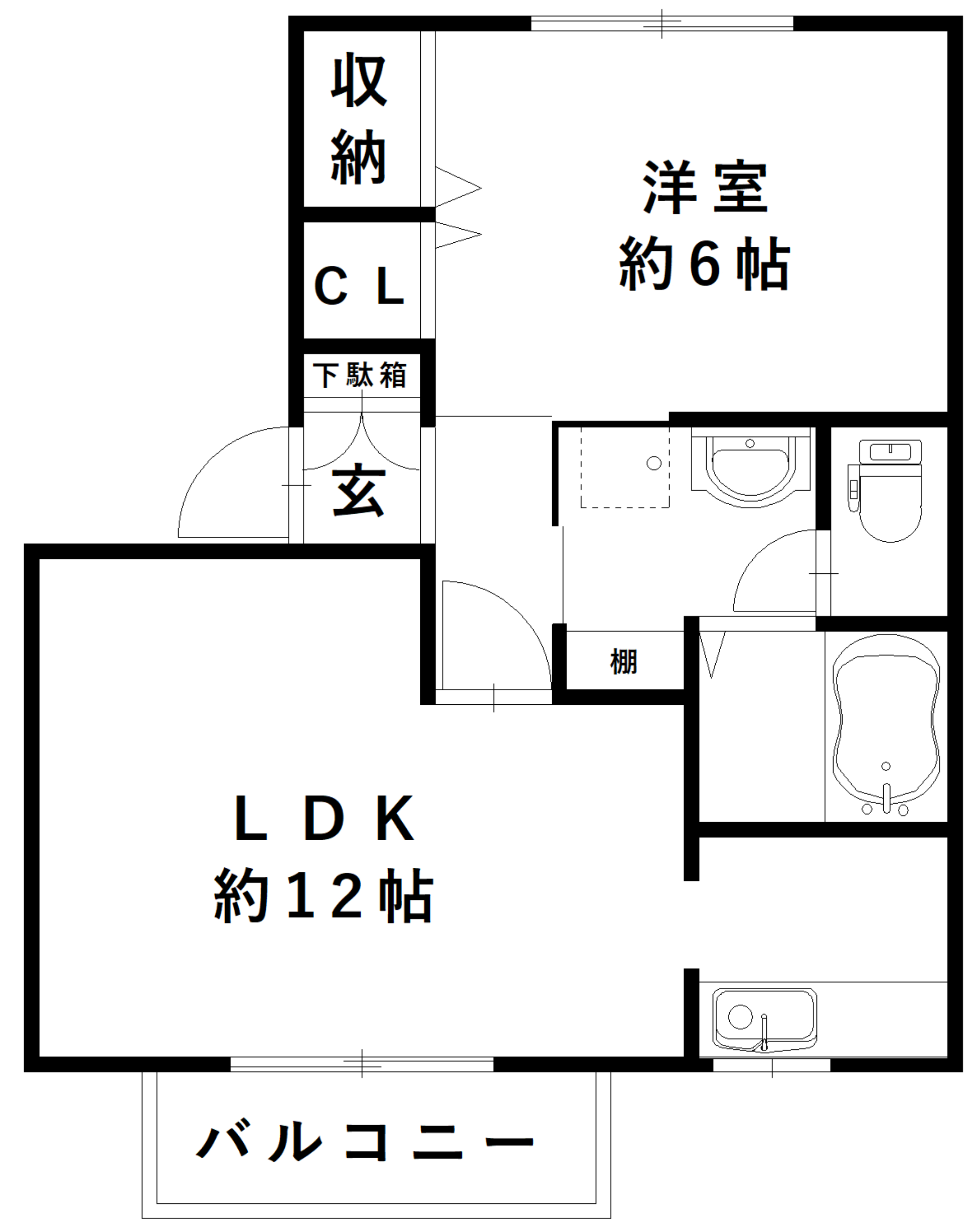 レスポアールの間取り