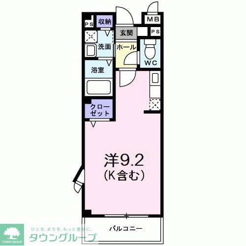 キングハウス３の間取り