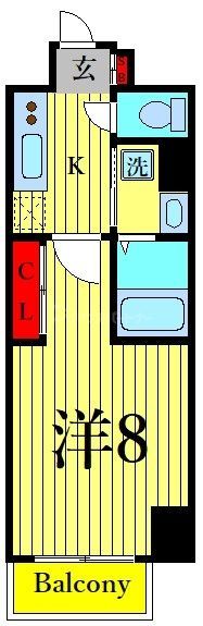 江戸川区船堀のマンションの間取り