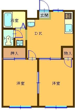 さくらレジデンス御城Ａ棟の間取り