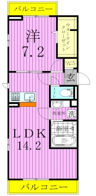 Ｄーｒｏｏｍ煌（キララ）の間取り