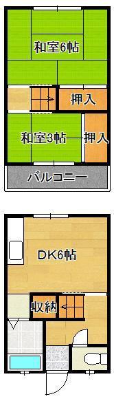 オアシス景勝苑　Ｄの間取り