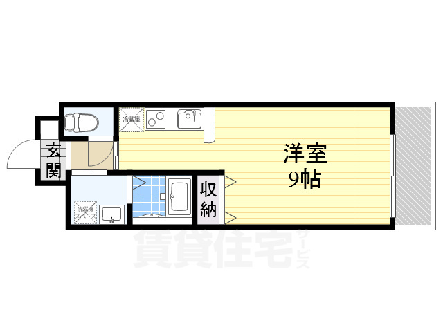 【堺市北区新金岡町のマンションの間取り】