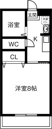 マンション若山の間取り