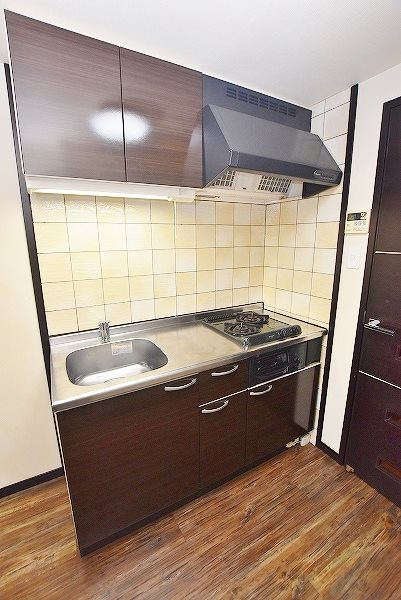 キッチン　★システムキッチングリル付き/２口コンロ★