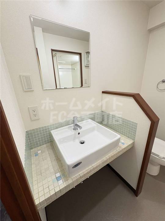 洗面設備　洗面所です