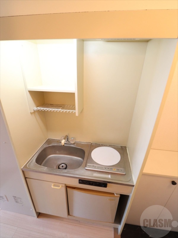 キッチン　ＩＨコンロ付きのミニキッチン