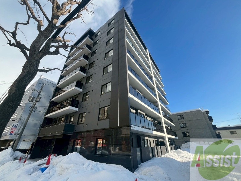 建物外観　札幌市北区北二十二条西「アルファスクエア北２２」