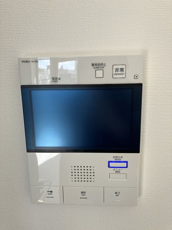 セキュリティ　モニター付きインターホン