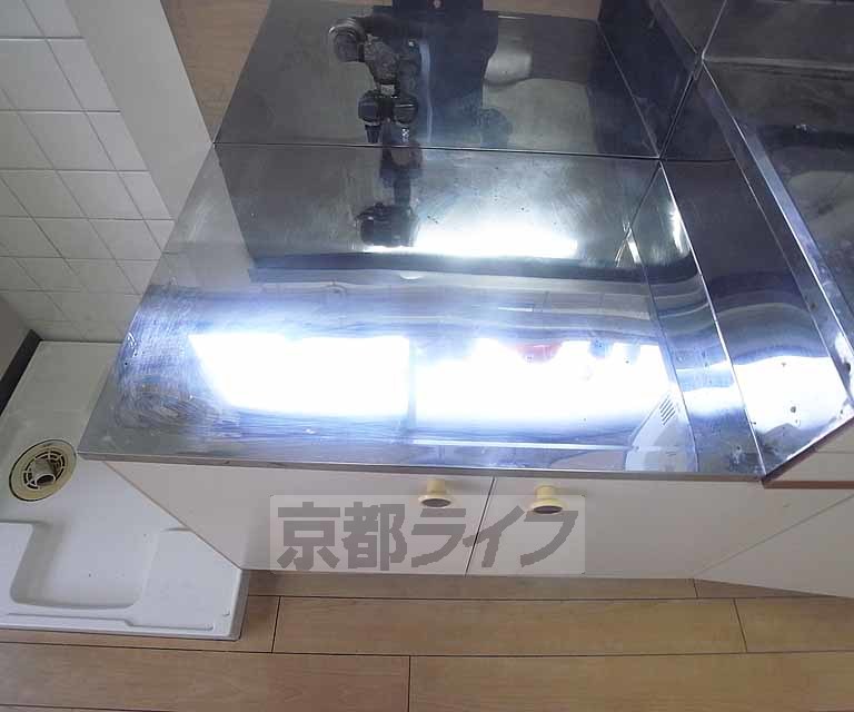 キッチン　２口ガスコンロ設置可能です。