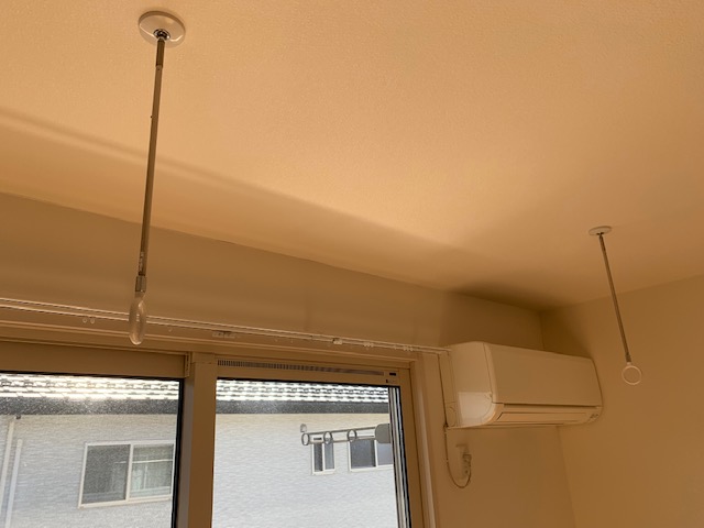 その他設備　室内物干付