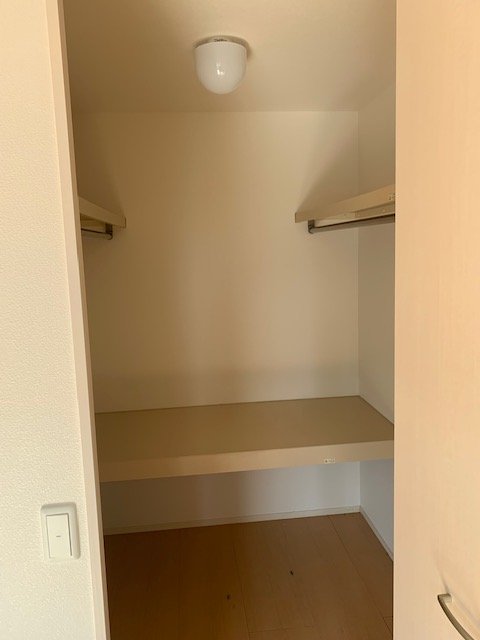 収納　ウォークインクローゼット付で収納たっぷり