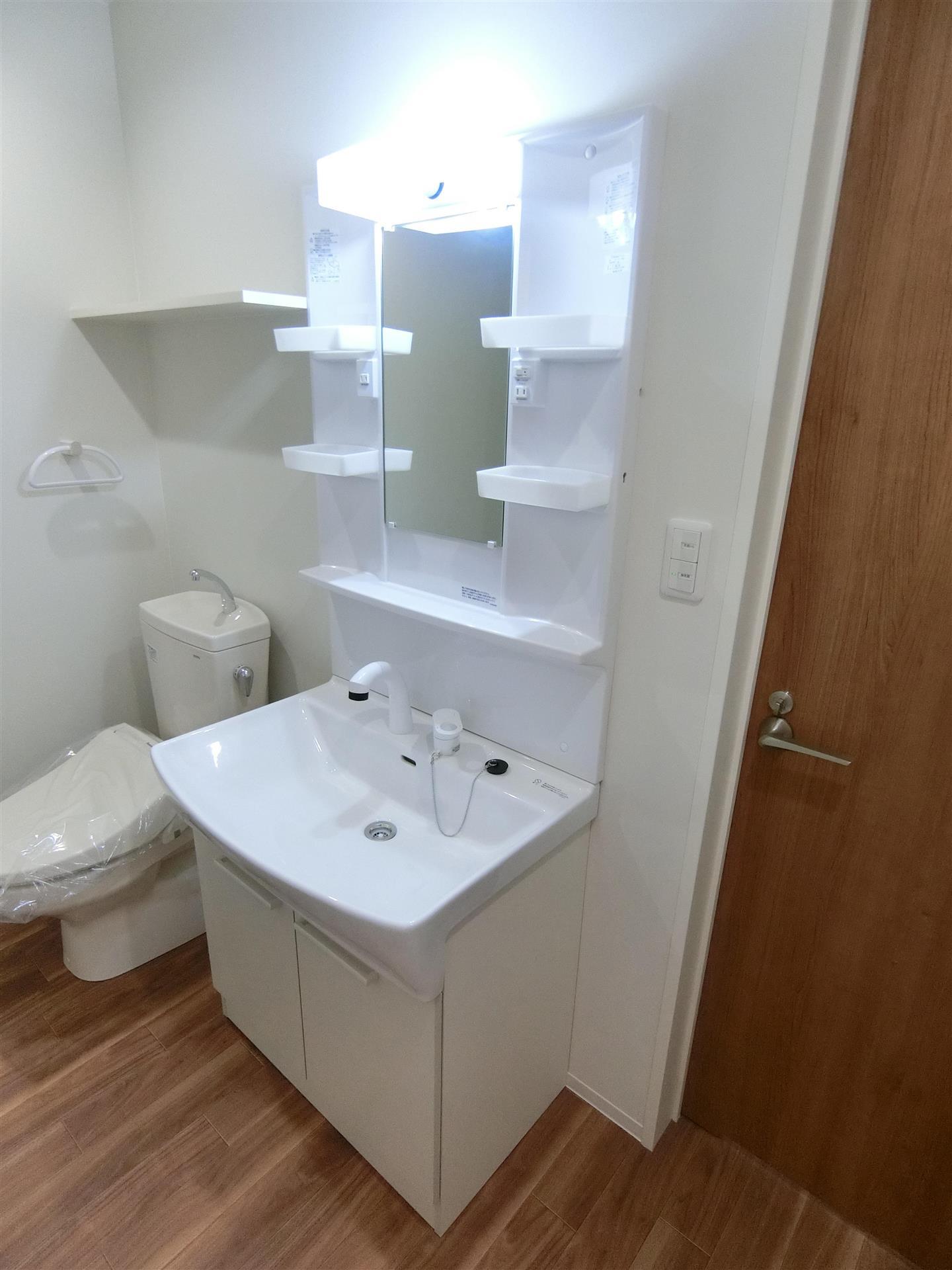 洗面設備　朝の洗顔やヘアセットに便利なシャンプードレッサー♪