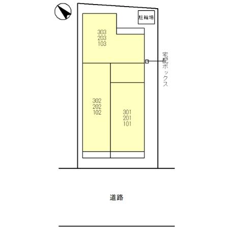 駐車場　配置図※駐車場なし