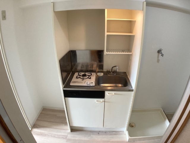 キッチン　１口ガスコンロのミニキッチン