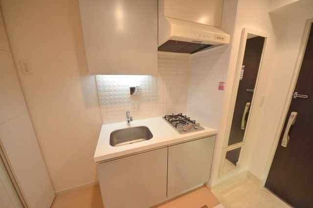 キッチン　２口ガスシステムキッチン