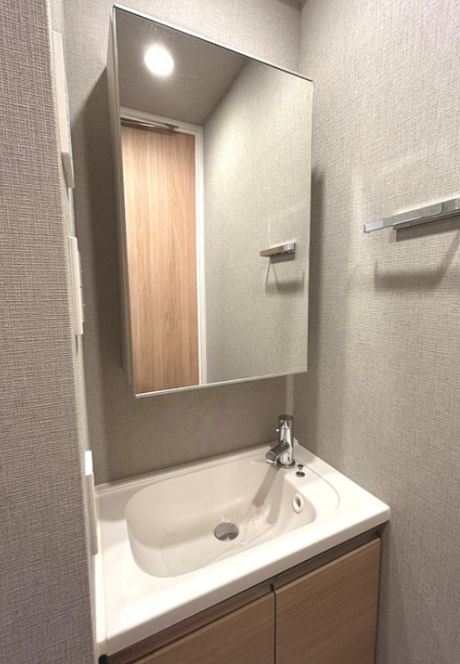 洗面設備　独立洗面化粧台付き