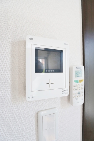 セキュリティ　モニター付きでセキュリティバッチリ